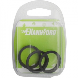3 PZ GUARNIZIONI CONICHE NERE BLISTER