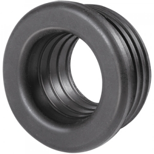 MORSETTO IN GOMMA NERA PER CURVE TECNICHE D. 46