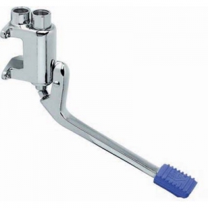 RUBINETTO A PEDALE ESTERNO 1 VIA PER PARETE S/FLEX. S/RUB.