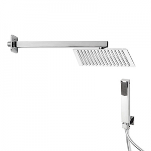 KIT SOFFIONE DOCCIA QUADRO TOP LINE