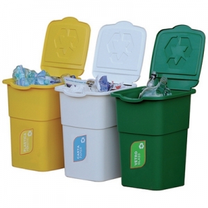 PATTUMIERA RACCOLTA DIFFERENZIATA SET 3 PZ.