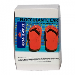 12 PZ FLOCCULANTE CARTUCCE DA 125 GR