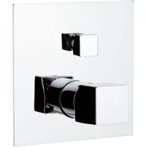 MISCELATORE MONOCOMANDO INCASSO CON DEVIATORE LINEA CUBIC