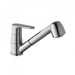 MISCELATORE MONOC. LAVELLO C/DOCCIA ESTRAIBILE LINEA GREEN