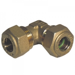 GOMITO A 90° DOPPIO O-RING TIEMME GAS