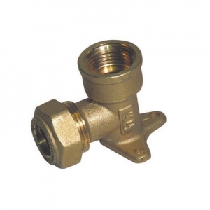 GOMITO A 90° CON FLANGIA O-RING FEMMINA TIEMME GAS