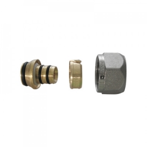 ADATTATORE PER TUBO MULTISTRATO NICHELATO