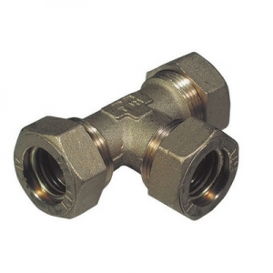 RACCORDO A TEE CON 3 DADI O-RING TIEMME