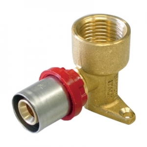RACCORDO PRESS CURVO F CON FLANGIA COMPACT