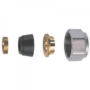 KIT DI TENUTA IN GOMMA A COMPRESSIONE PER TUBO RAME IN 4 PZ (FAR)