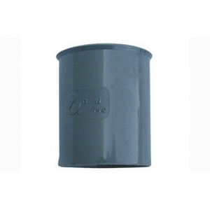 MANICOTTO CON BATTENTE FF PVC GRIGIO