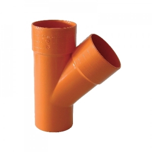 DERIVAZIONI 45° IN PVC