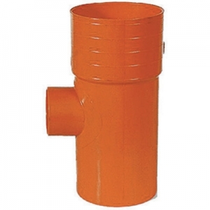 DERIVAZIONI 87° RIDOTTE IN PVC ROSSO