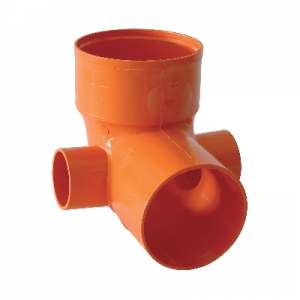 CURVE WC 2 ATTACCHI IN PVC ROSSO