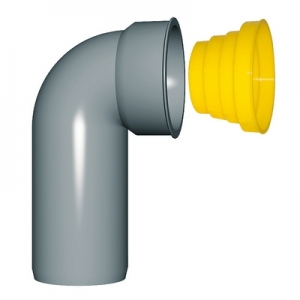 CURVA TECNICA PROLUNGA C/TAPPO PROTEZIONE