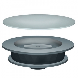 TAPPO PER POZZETTO A PAVIMENTO CON PIATTELLO INOX