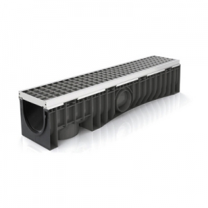 CANALE TECHNODRAIN EVOMAX 100S CON GRIGLIA