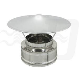 CAPPELLO CINESE INOX DOPPIA PARETE