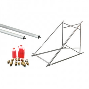 KIT STAFFE E ACCESSORI PER IMPIANTO SISTEMA SOLARE ATON 415-KMN