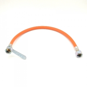 FLESSIBILE GAS FF IN GOMMA CON CHIAVETTA