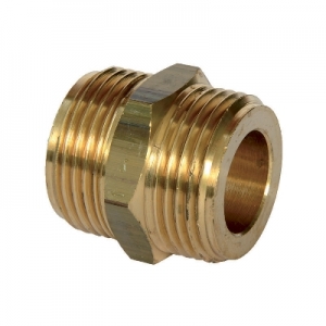 NIPLES IN OTTONE PER TUBI GAS E ACQUA