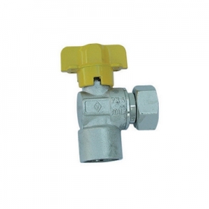 RUBINETTO GAS SQUADRA F CON BOCCHETTONE